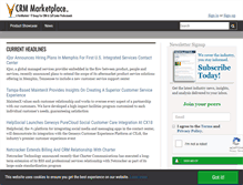 Tablet Screenshot of crmmarketplace.com